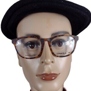 O’Neil Round Tortoise Plastic Eyeglass Frame #C012